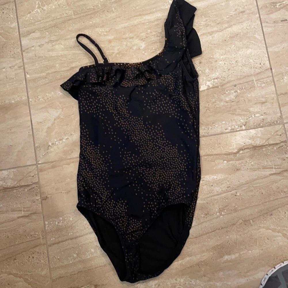 PilyQ kids bathing suit-stars with ruffles.  Sz 16